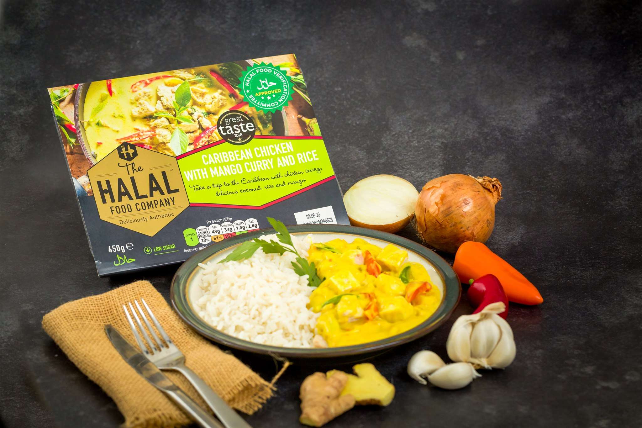 Caribbean Chicken with Mango Curry